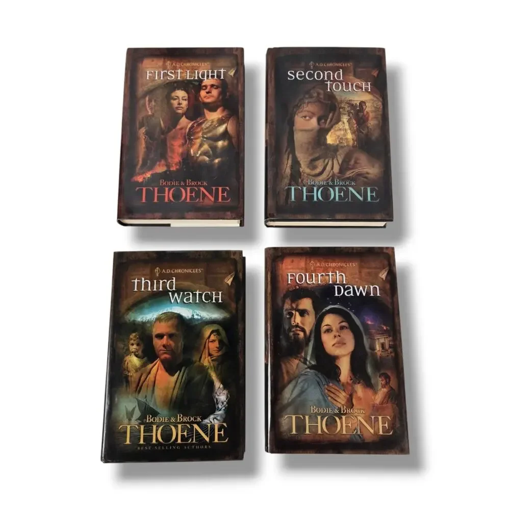 A D Chronicles Series Books 1-4 Hardcover Book Set Thoene 1st 2nd 3rd 4th Lot